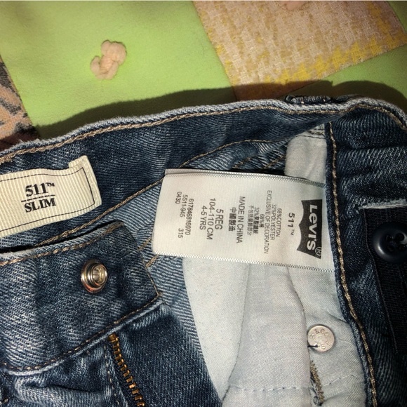 Used Levi’s 511 jeans, size 5 reg - Picture 3 of 3